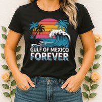 Gulf Of Mexico Oceanic Basin Tourist Spot Travel Womens T-Shirt