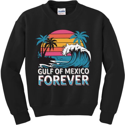 Gulf Of Mexico Oceanic Basin Tourist Spot Travel Kids Sweatshirt