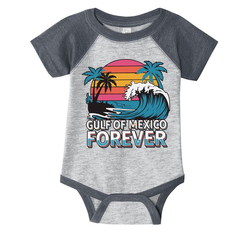 Gulf Of Mexico Oceanic Basin Tourist Spot Travel Infant Baby Jersey Bodysuit