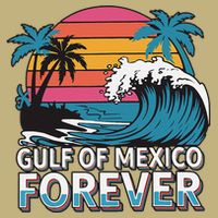 Gulf Of Mexico Oceanic Basin Tourist Spot Travel Cooling Performance Crew T-Shirt