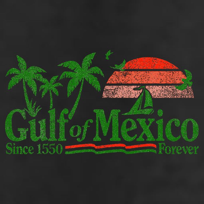 Gulf Of Mexico Since 1550 Adult Drive Performance Visor