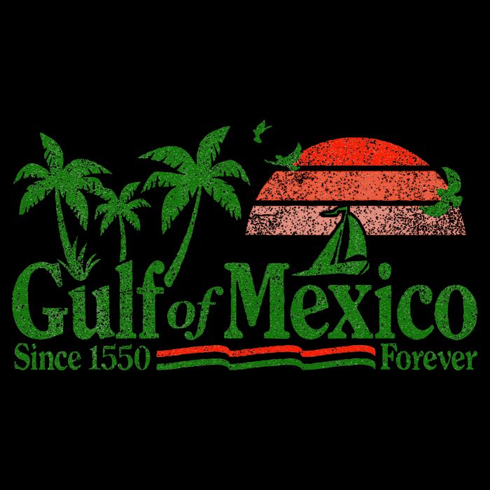 Gulf Of Mexico Since 1550 Bucket Hat