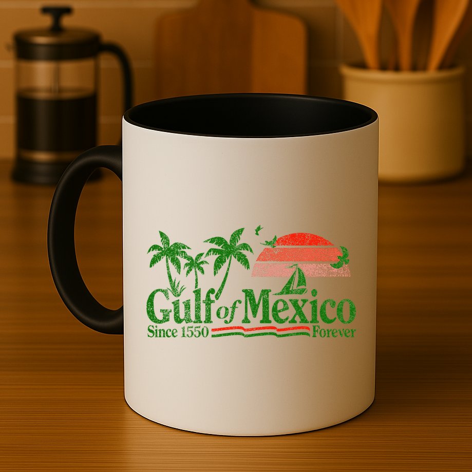 Gulf Of Mexico Since 1550 Mug