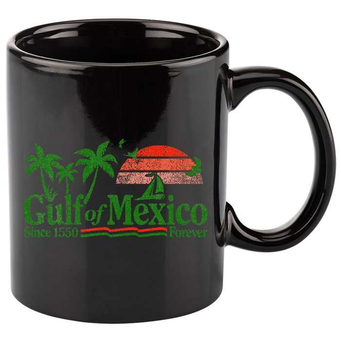 Gulf Of Mexico Since 1550 11oz C Handle Ceramic Mug