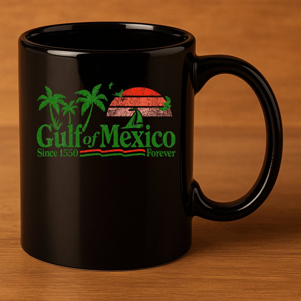 Gulf Of Mexico Since 1550 11oz C Handle Ceramic Mug