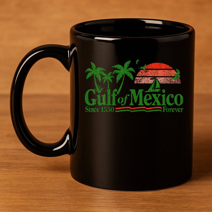 Gulf Of Mexico Since 1550 11oz C Handle Ceramic Mug