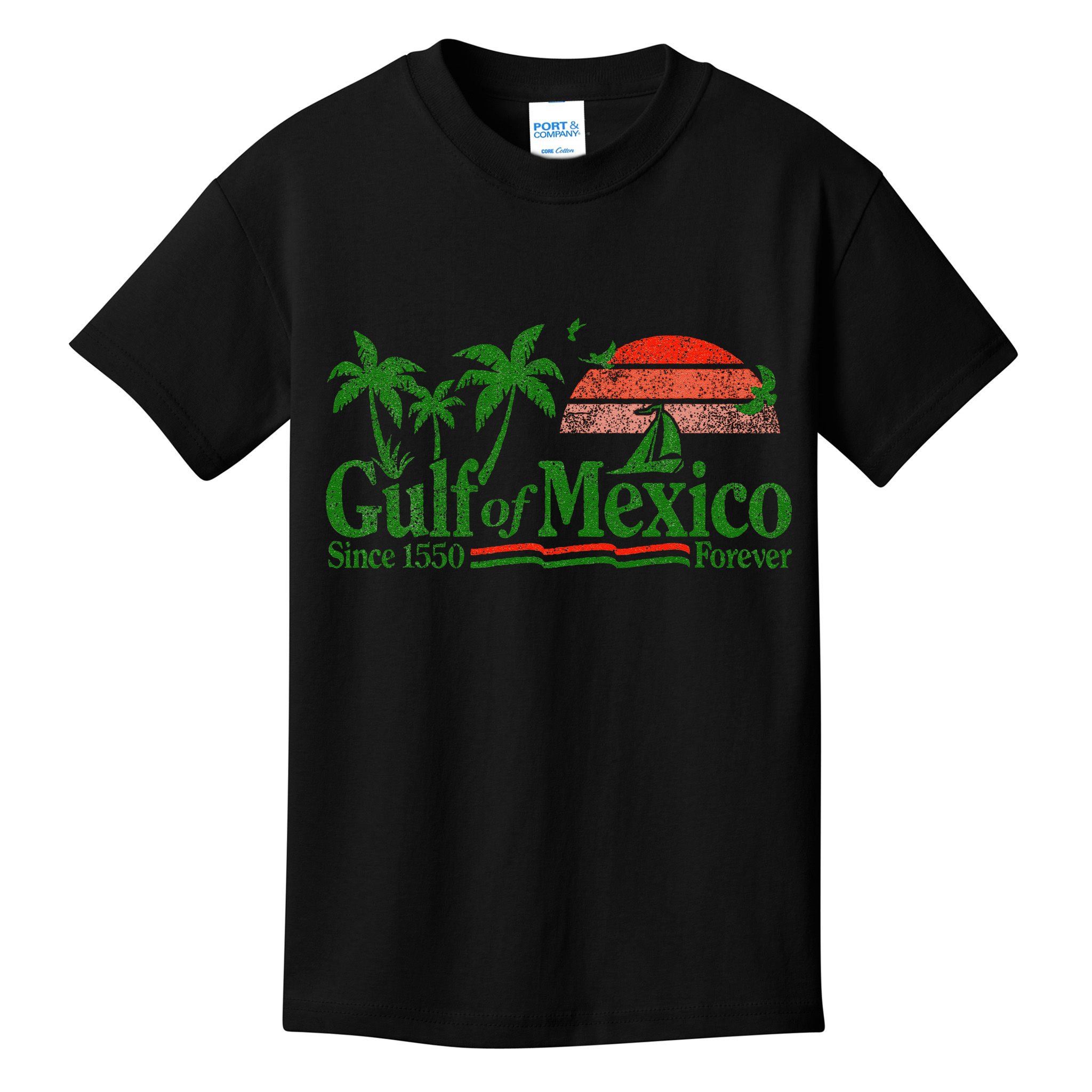 Gulf Of Mexico Since 1550 Kids T-Shirt