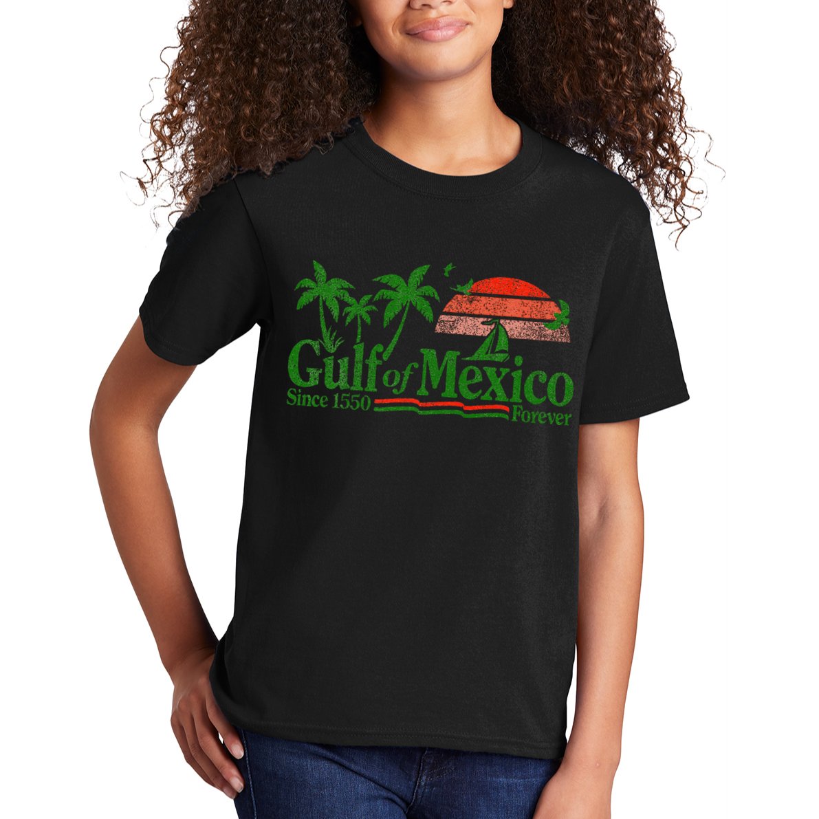 Gulf Of Mexico Since 1550 Kids T-Shirt