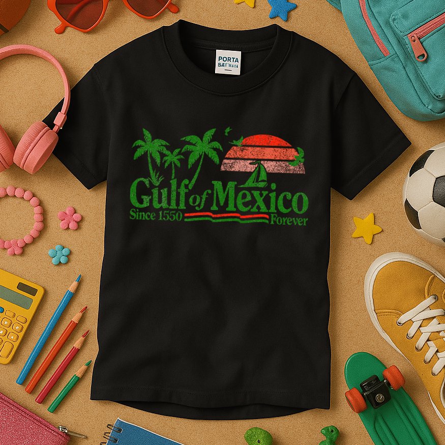 Gulf Of Mexico Since 1550 Kids T-Shirt