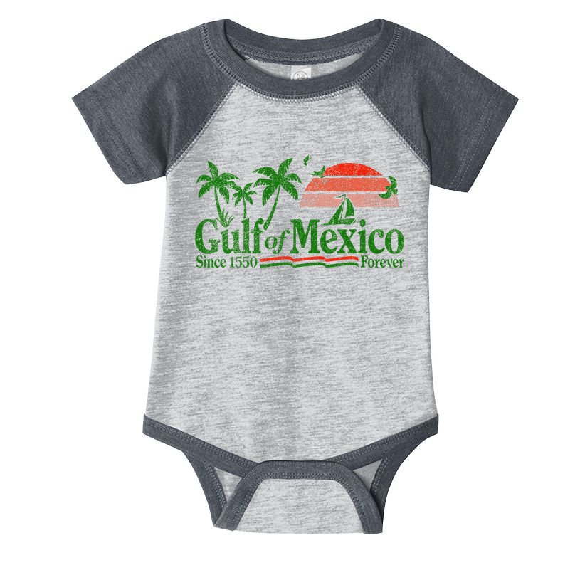 Gulf Of Mexico Since 1550 Infant Baby Jersey Bodysuit