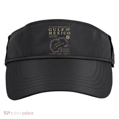 Gulf Of Mexico 1672 Historic Map Adult Drive Performance Visor