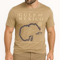 Gulf Of Mexico 1672 Historic Map Cooling Performance Crew T-Shirt