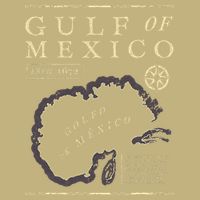 Gulf Of Mexico 1672 Historic Map Cooling Performance Crew T-Shirt