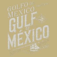 Gulf Of Mexico Since 1550 History Origin Facts Cooling Performance Crew T-Shirt