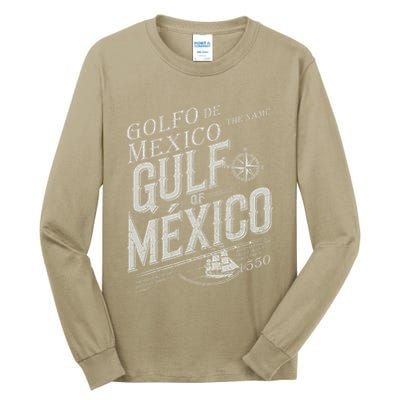 Gulf Of Mexico Since 1550 History Origin Facts Tall Long Sleeve T-Shirt