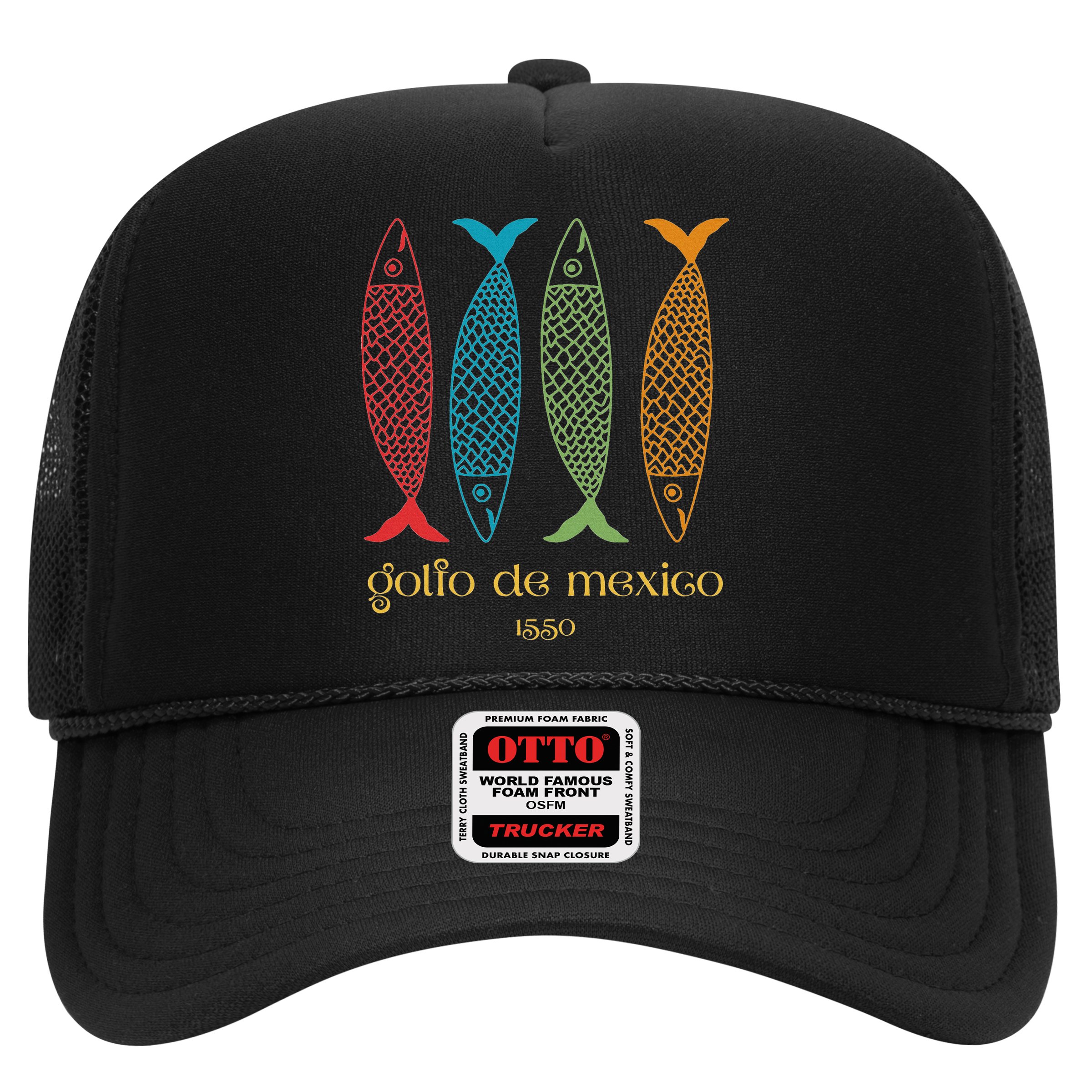 Gulf Of Mexico Golfo De MéXico 1550 Sardine Hat