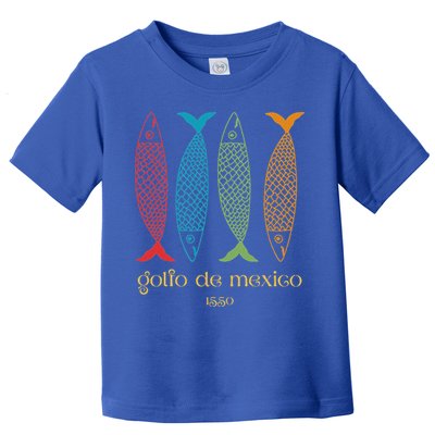 Gulf Of Mexico Golfo De MéXico 1550 Sardine Toddler T-Shirt