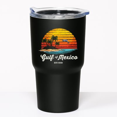 Gulf Of Mexico Since 1550 Vintage Beach Palm Proud Mexican Tumbler