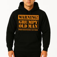 Grumpy Old Man For Grandfathers Dads Hoodie