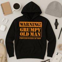 Grumpy Old Man For Grandfathers Dads Hoodie