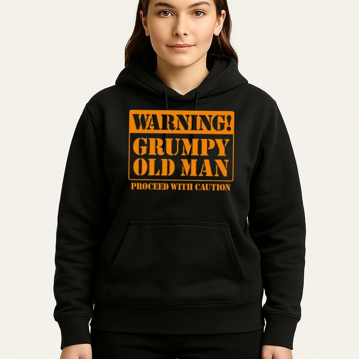 Grumpy Old Man For Grandfathers Dads Hoodie