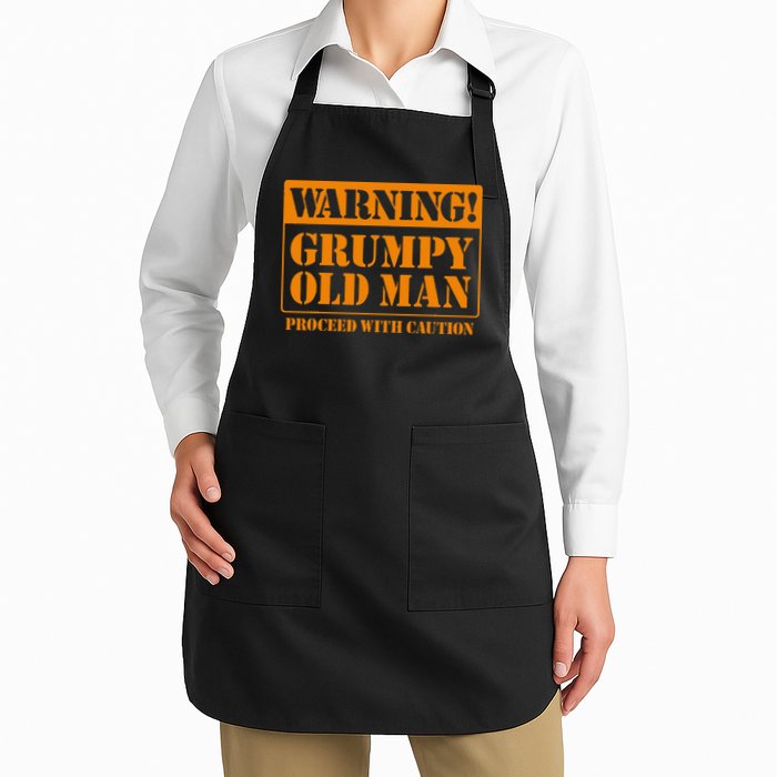 Grumpy Old Man For Grandfathers Dads Apron