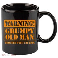 Grumpy Old Man For Grandfathers Dads 11oz C Handle Ceramic Mug