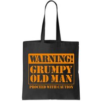 Grumpy Old Man For Grandfathers Dads Bag