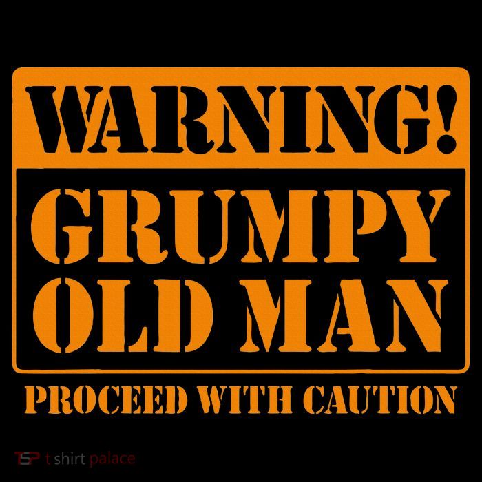 Grumpy Old Man For Grandfathers Dads Bag