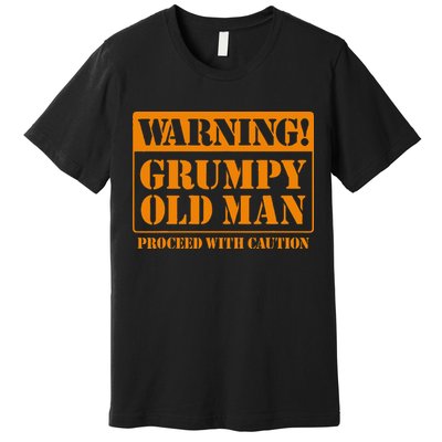 Grumpy Old Man For Grandfathers Dads Premium T-Shirt