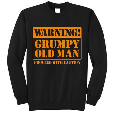 Grumpy Old Man For Grandfathers Dads Tall Sweatshirt
