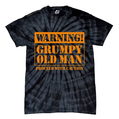Grumpy Old Man For Grandfathers Dads Tie-Dye T-Shirt
