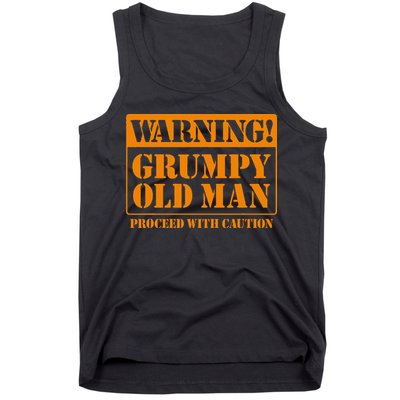 Grumpy Old Man For Grandfathers Dads Tank Top