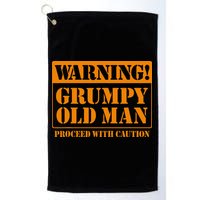 Grumpy Old Man For Grandfathers Dads Golf Towel