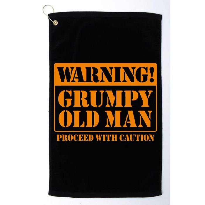 Grumpy Old Man For Grandfathers Dads Golf Towel