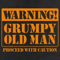 Grumpy Old Man For Grandfathers Dads Golf Towel