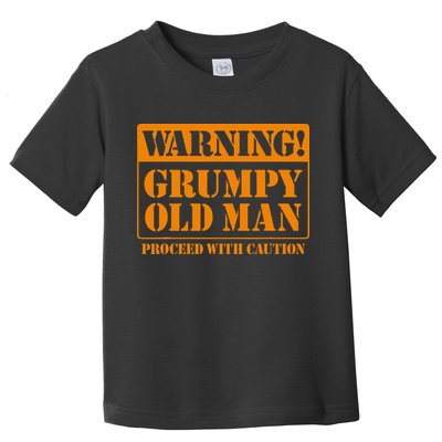 Grumpy Old Man For Grandfathers Dads Toddler T-Shirt