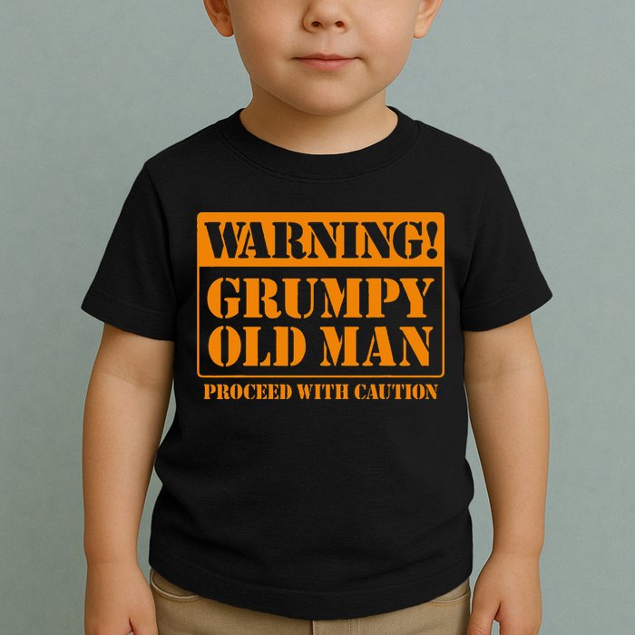 Grumpy Old Man For Grandfathers Dads Toddler T-Shirt