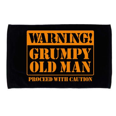Grumpy Old Man For Grandfathers Dads Microfiber Hand Towel