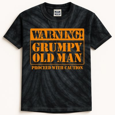 Grumpy Old Man For Grandfathers Dads Kids Tie-Dye T-Shirt