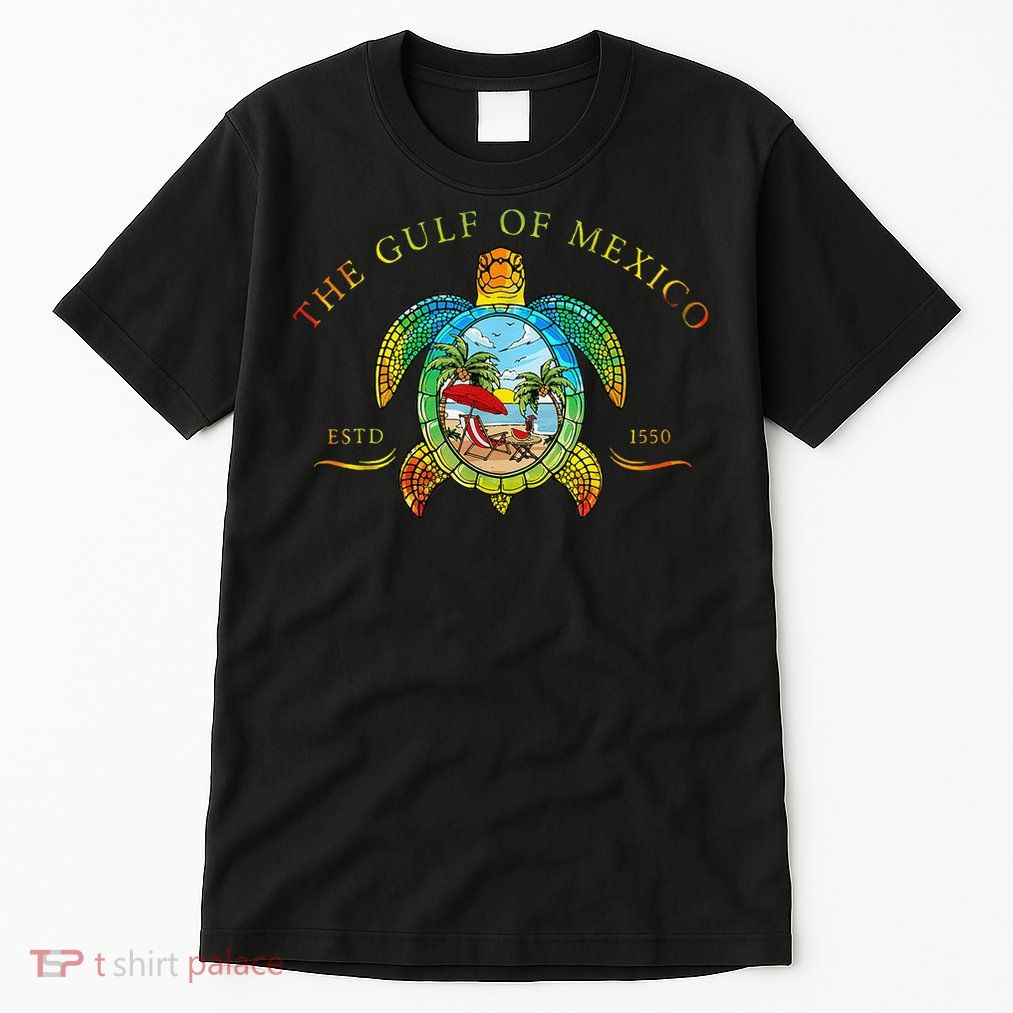 Gulf of Mexico Forever Sea Ocean Turtle Summer Vacation Tall T-Shirt