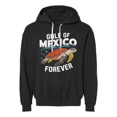 Gulf Of Mexico Forever Sea Turtle Garment-Dyed Fleece Hoodie
