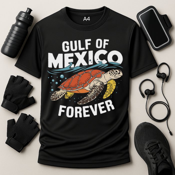 Gulf Of Mexico Forever Sea Turtle Cooling Performance Crew T-Shirt