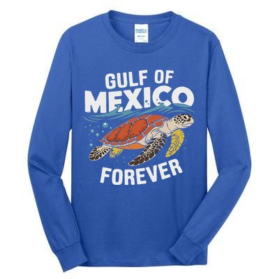 Gulf Of Mexico Forever Sea Turtle Tall Long Sleeve T-Shirt