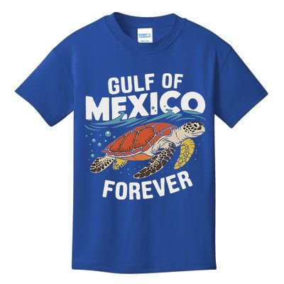 Gulf Of Mexico Forever Sea Turtle Kids T-Shirt