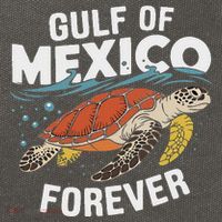 Gulf Of Mexico Forever Sea Turtle Cotton Canvas Backpack