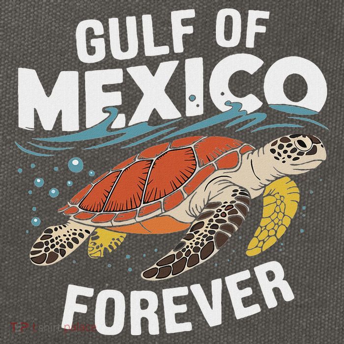 Gulf Of Mexico Forever Sea Turtle Cotton Canvas Backpack