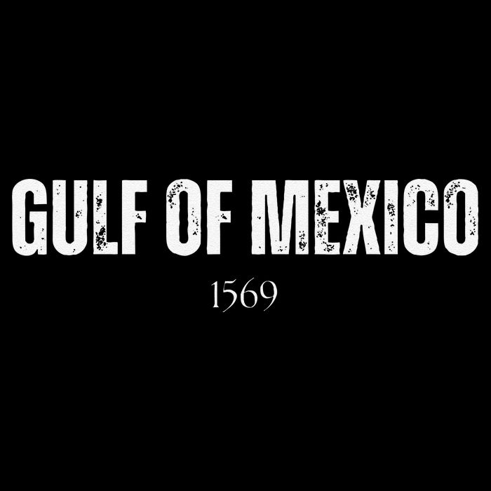 Gulf Of Mexico 1569 American Gulf Of Mexico Map Lover .Png Drawstring Bag