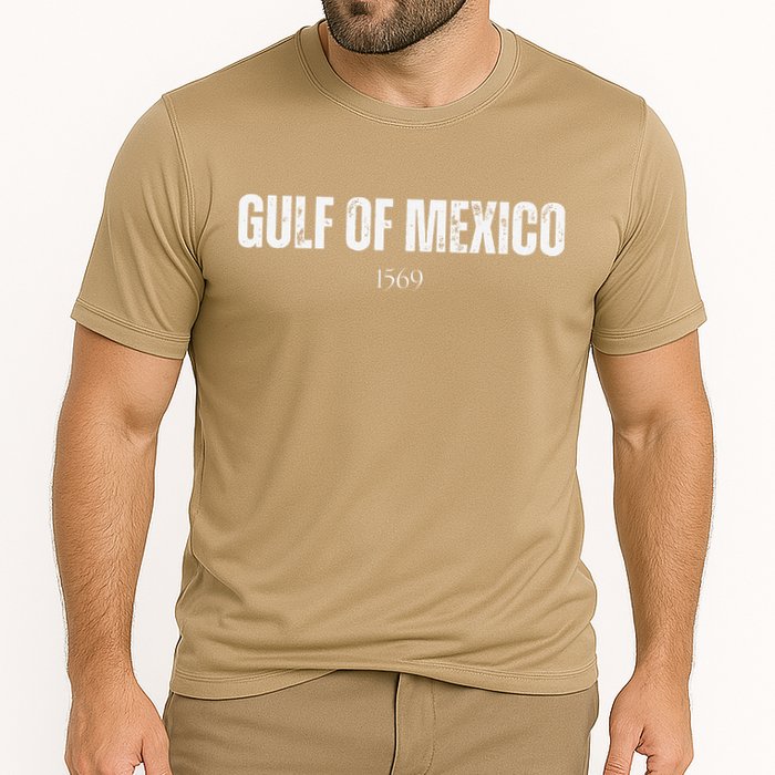 Gulf Of Mexico 1569 American Gulf Of Mexico Map Lover .Png Cooling Performance Crew T-Shirt