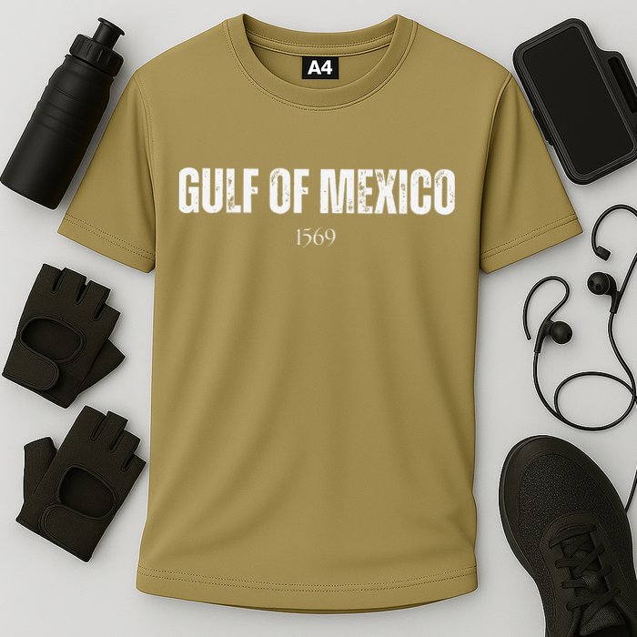 Gulf Of Mexico 1569 American Gulf Of Mexico Map Lover .Png Cooling Performance Crew T-Shirt